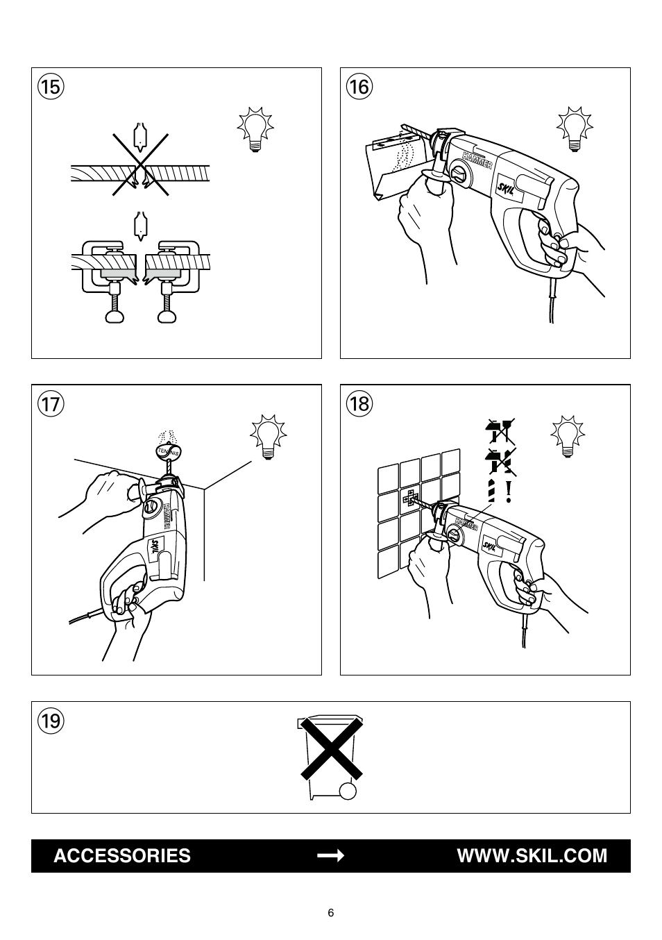 Skil 1758 AA User Manual | Page 6 / 120