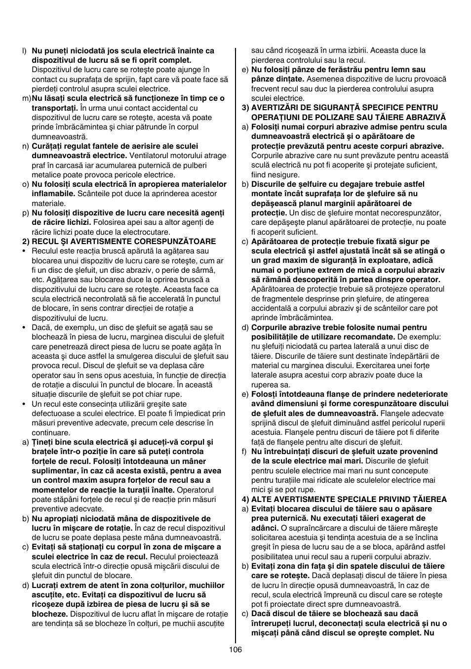 Skil 9345 AG User Manual | Page 106 / 176