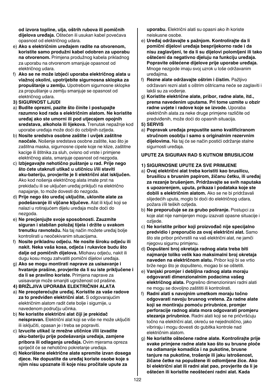 Skil 9345 AG User Manual | Page 122 / 176
