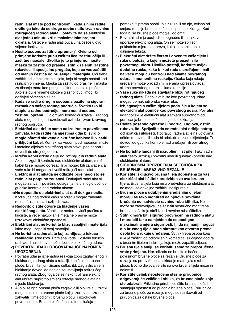 Skil 9345 AG User Manual | Page 123 / 176