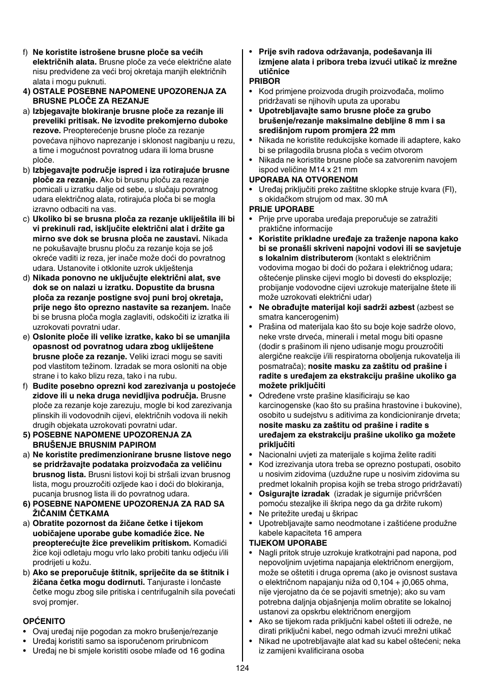Skil 9345 AG User Manual | Page 124 / 176