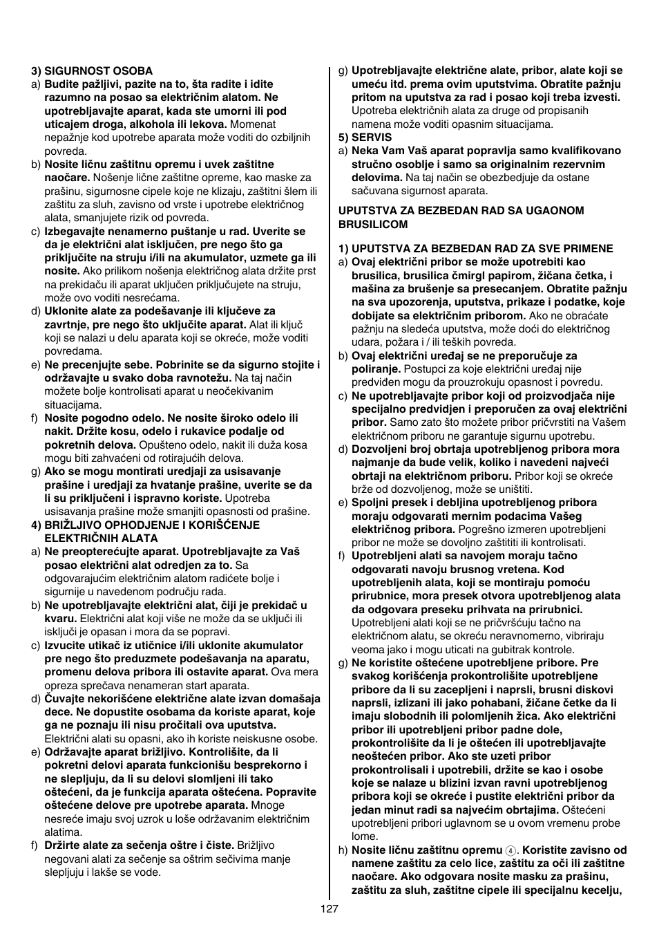 Skil 9345 AG User Manual | Page 127 / 176