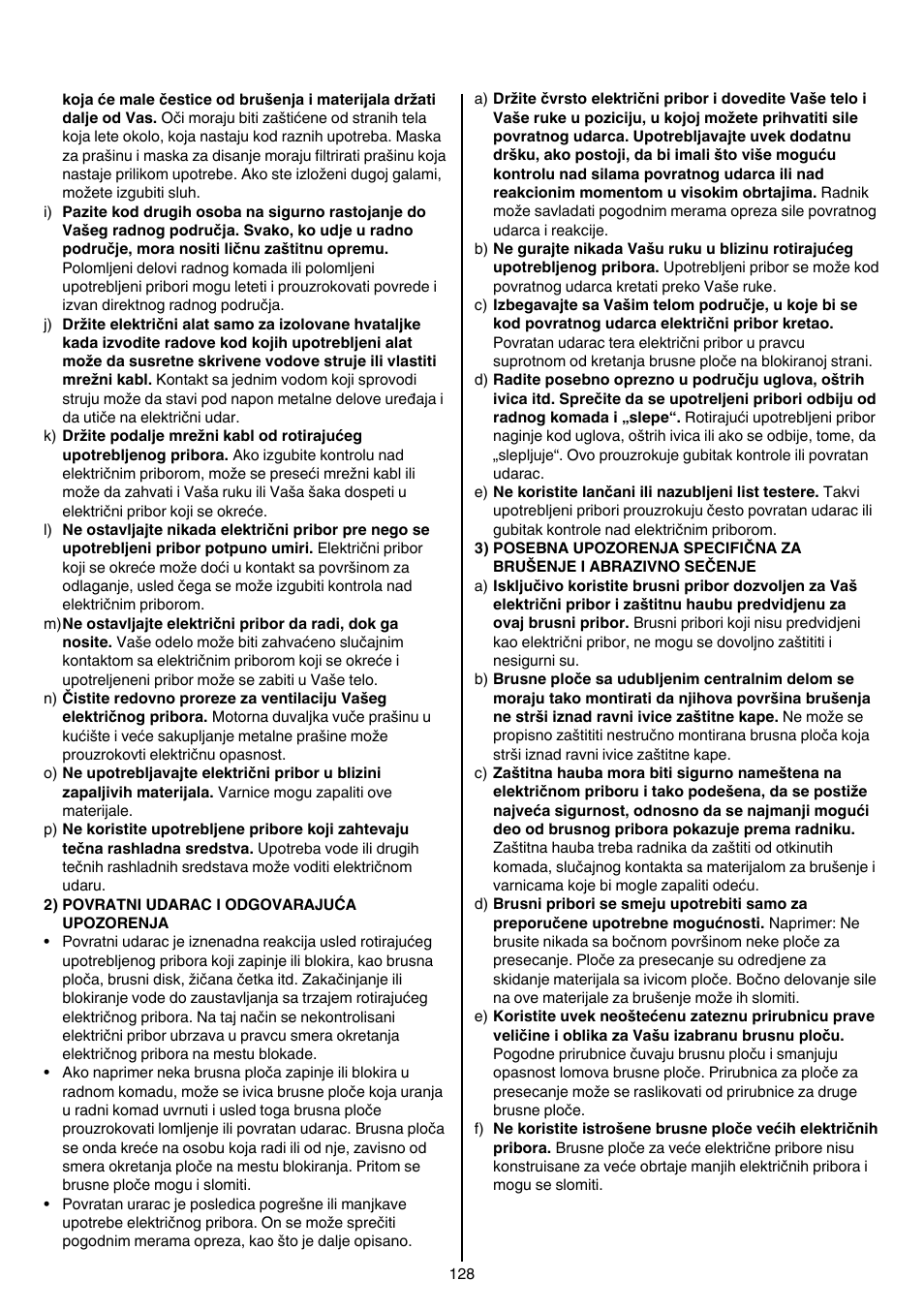 Skil 9345 AG User Manual | Page 128 / 176