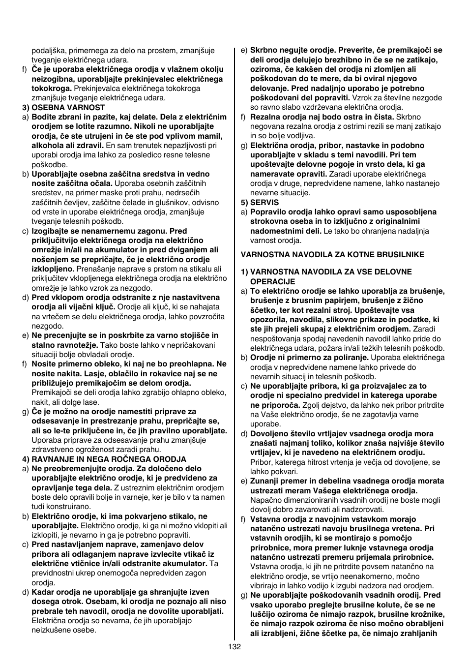 Skil 9345 AG User Manual | Page 132 / 176