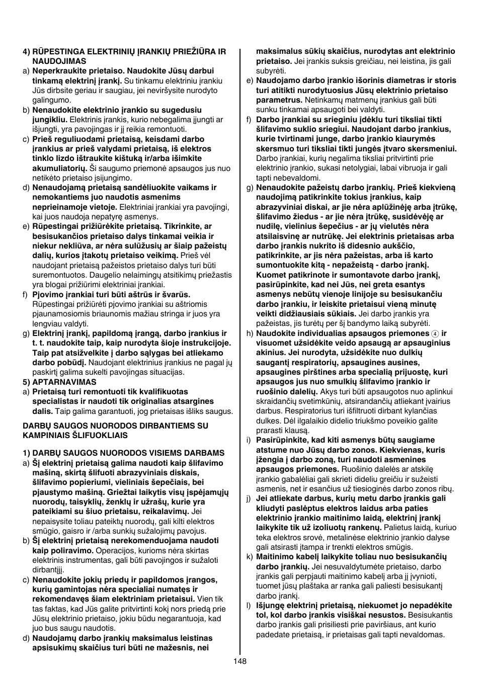 Skil 9345 AG User Manual | Page 148 / 176