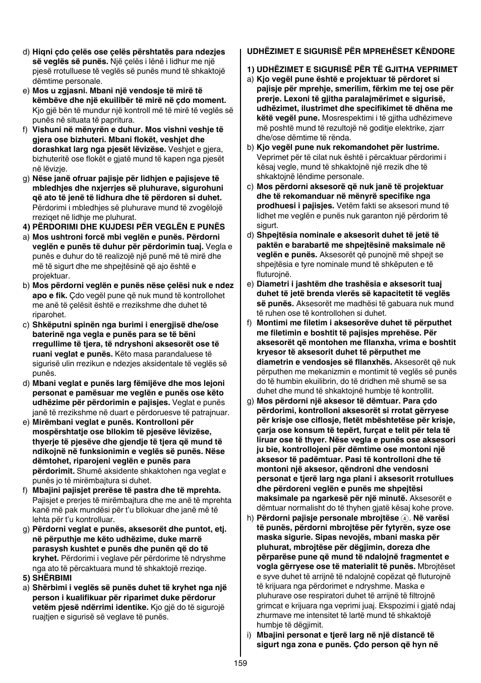 Skil 9345 AG User Manual | Page 159 / 176