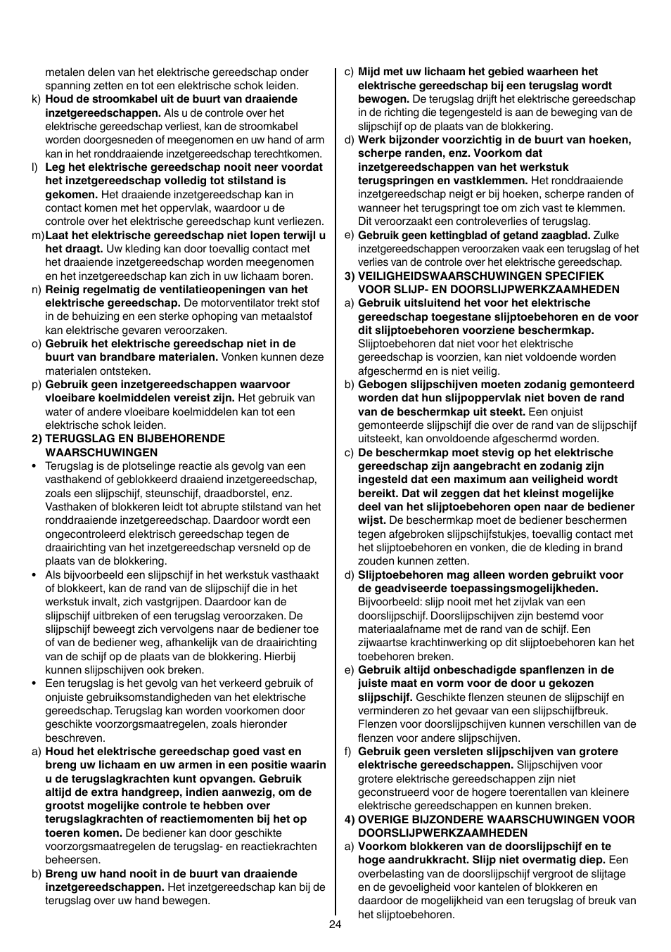 Skil 9345 AG User Manual | Page 24 / 176
