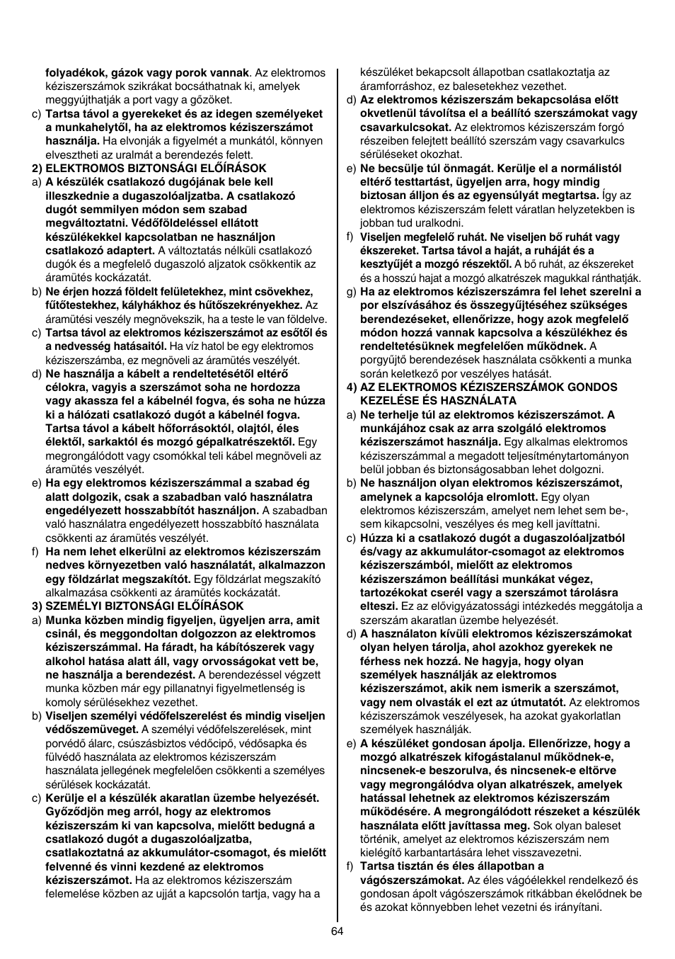 Skil 9345 AG User Manual | Page 64 / 176