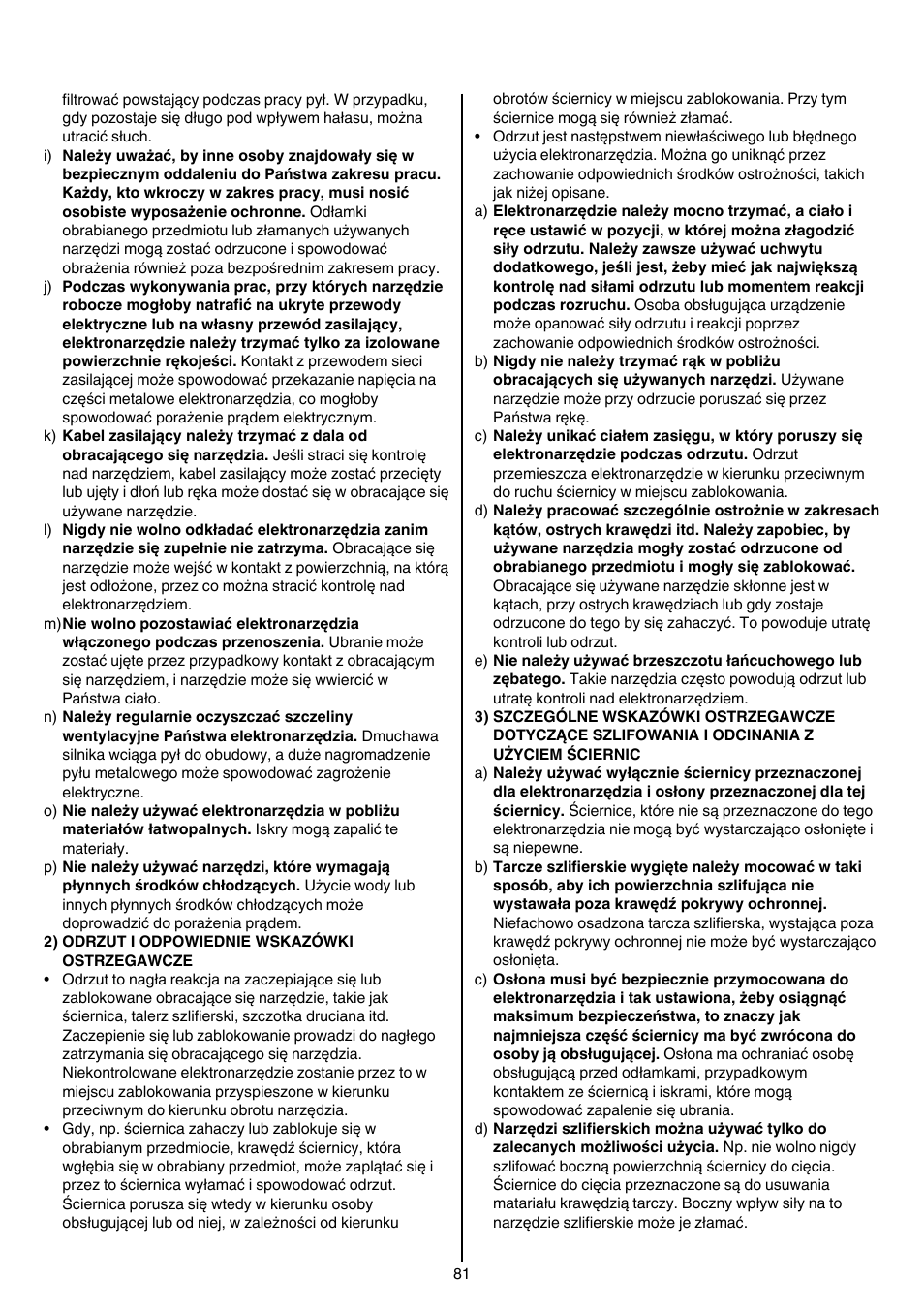 Skil 9345 AG User Manual | Page 81 / 176