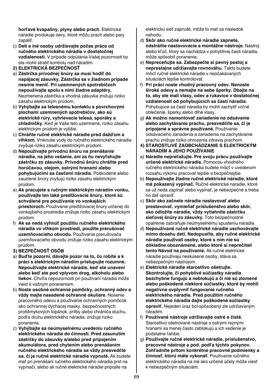 Skil 7361 AA User Manual | Page 69 / 104