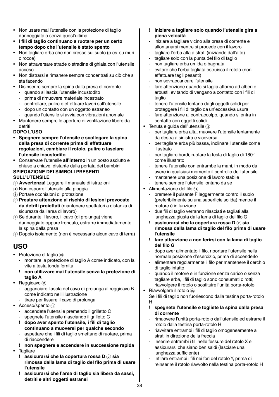 Skil 0735 RA User Manual | Page 38 / 108