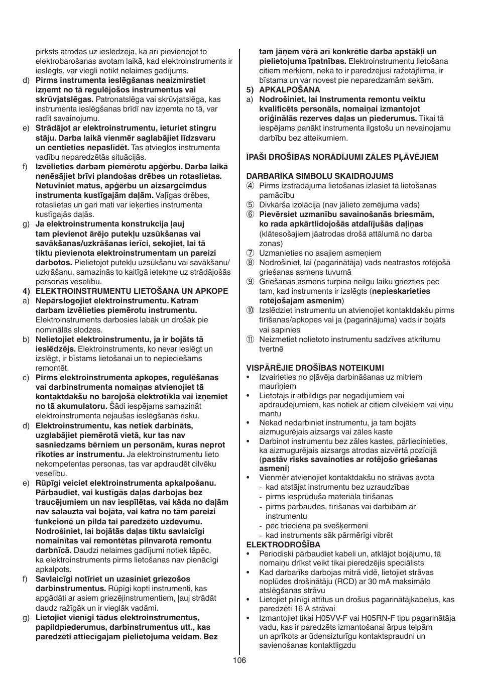 Skil 0715 RT User Manual | Page 106 / 132