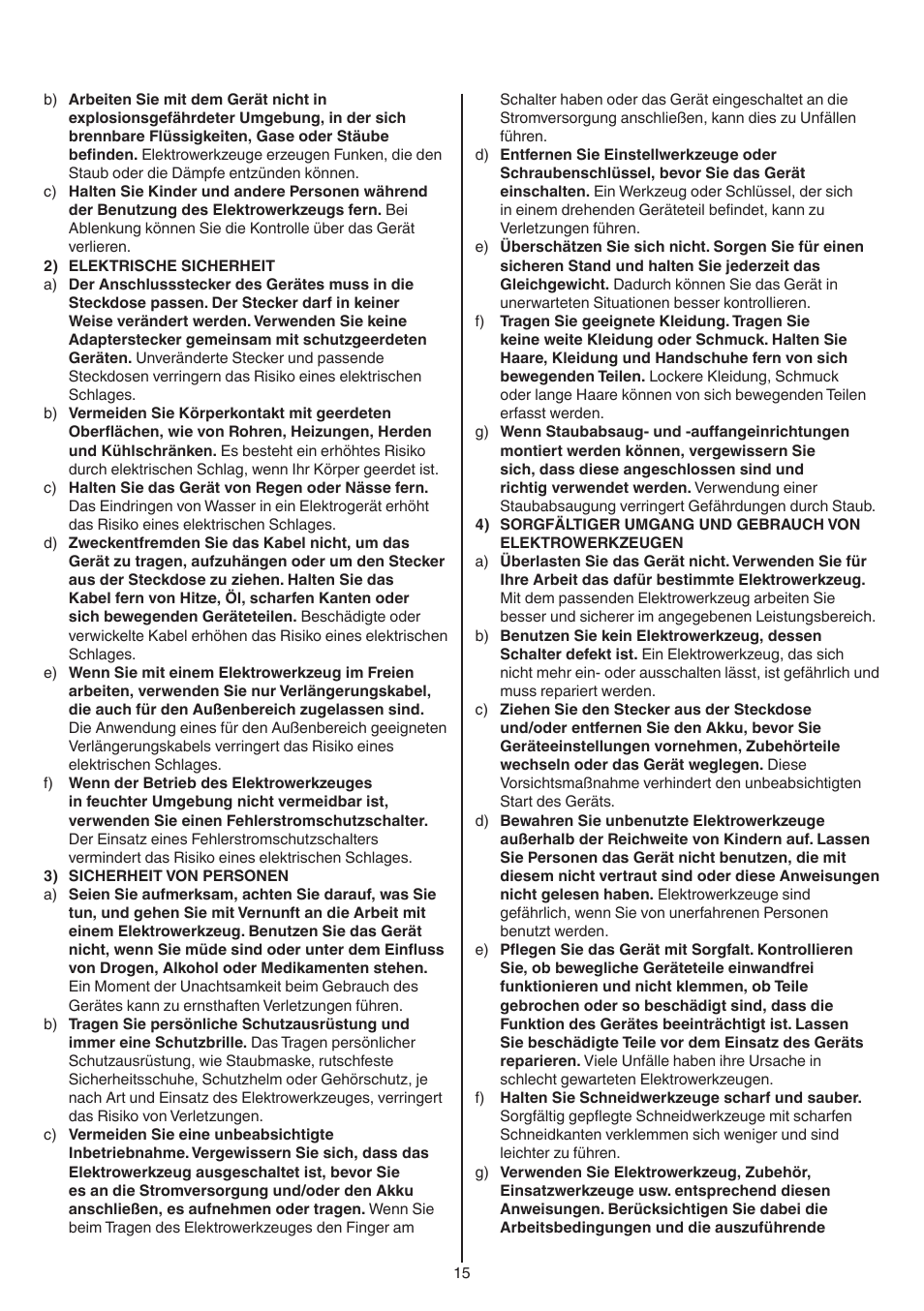 Skil 0715 RT User Manual | Page 15 / 132