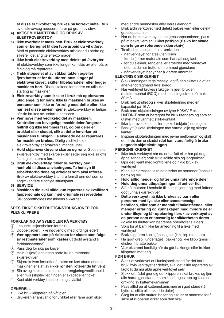 Skil 0715 RT User Manual | Page 31 / 132