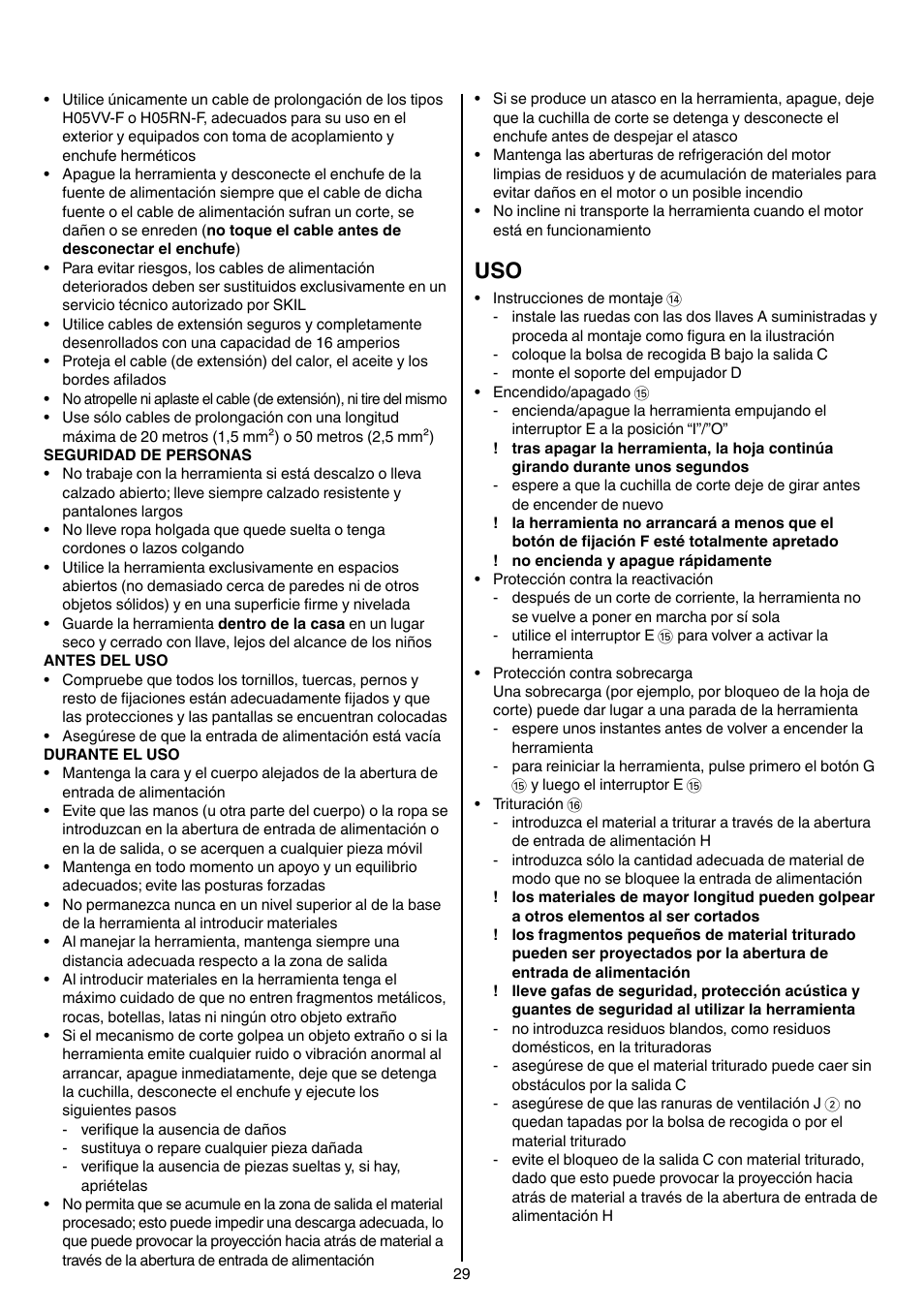 Skil 0770 RT User Manual | Page 29 / 96