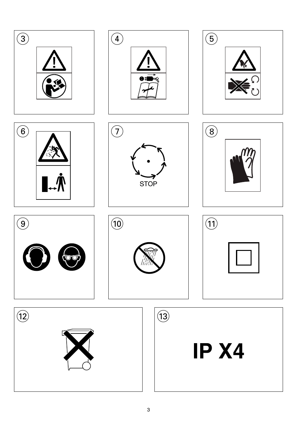 Ip x4 | Skil 0770 RT User Manual | Page 3 / 96