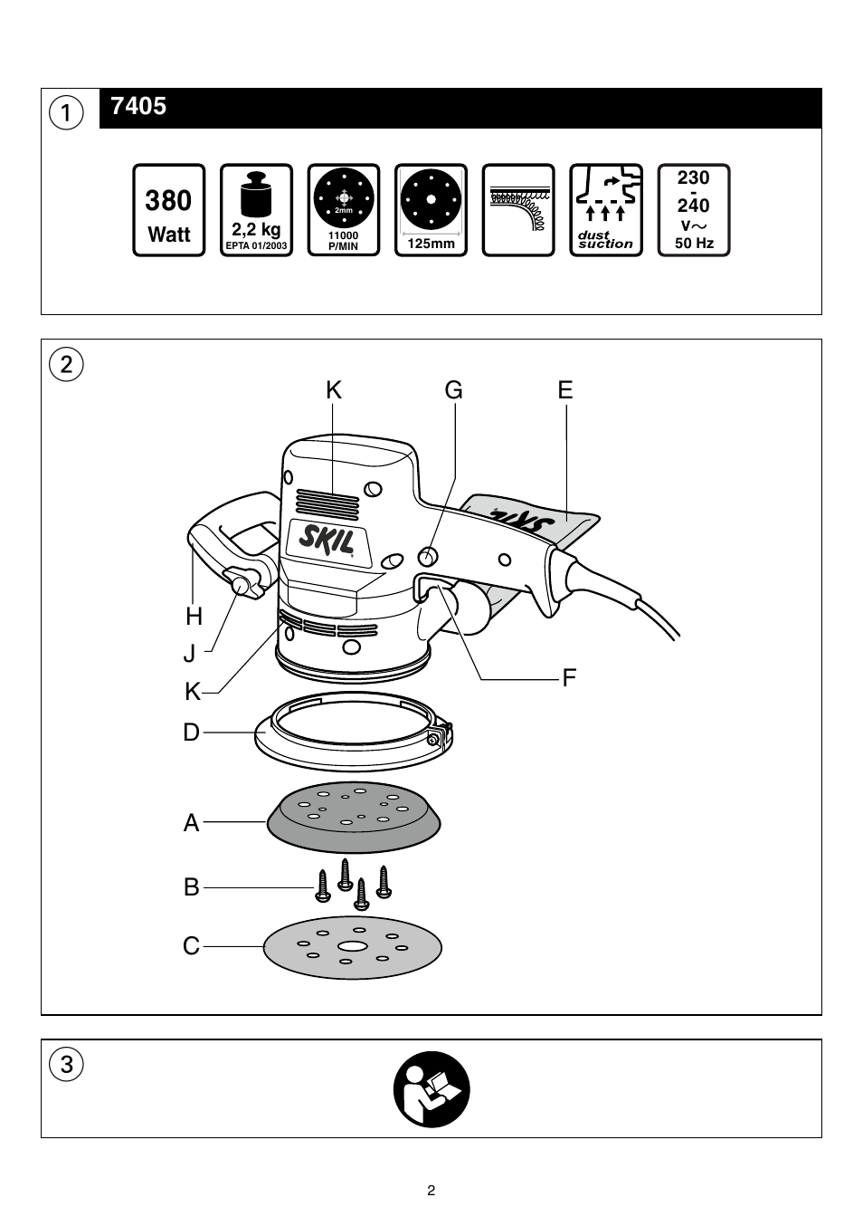 Skil 7405 AA User Manual | Page 2 / 104