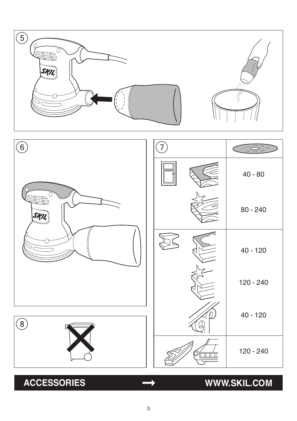Skil 7420 AA User Manual | Page 3 / 96