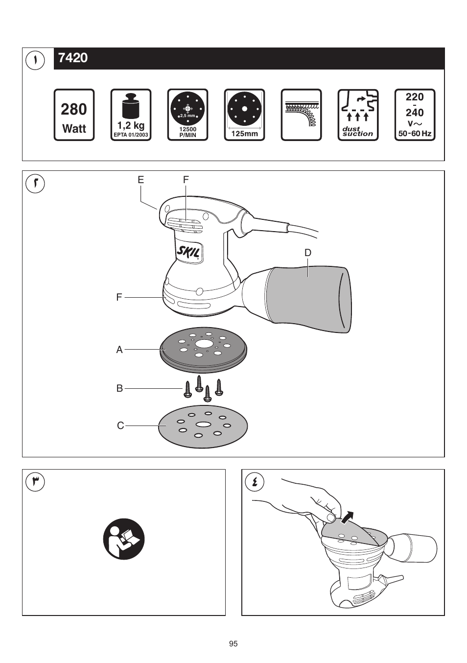 Skil 7420 AA User Manual | Page 95 / 96
