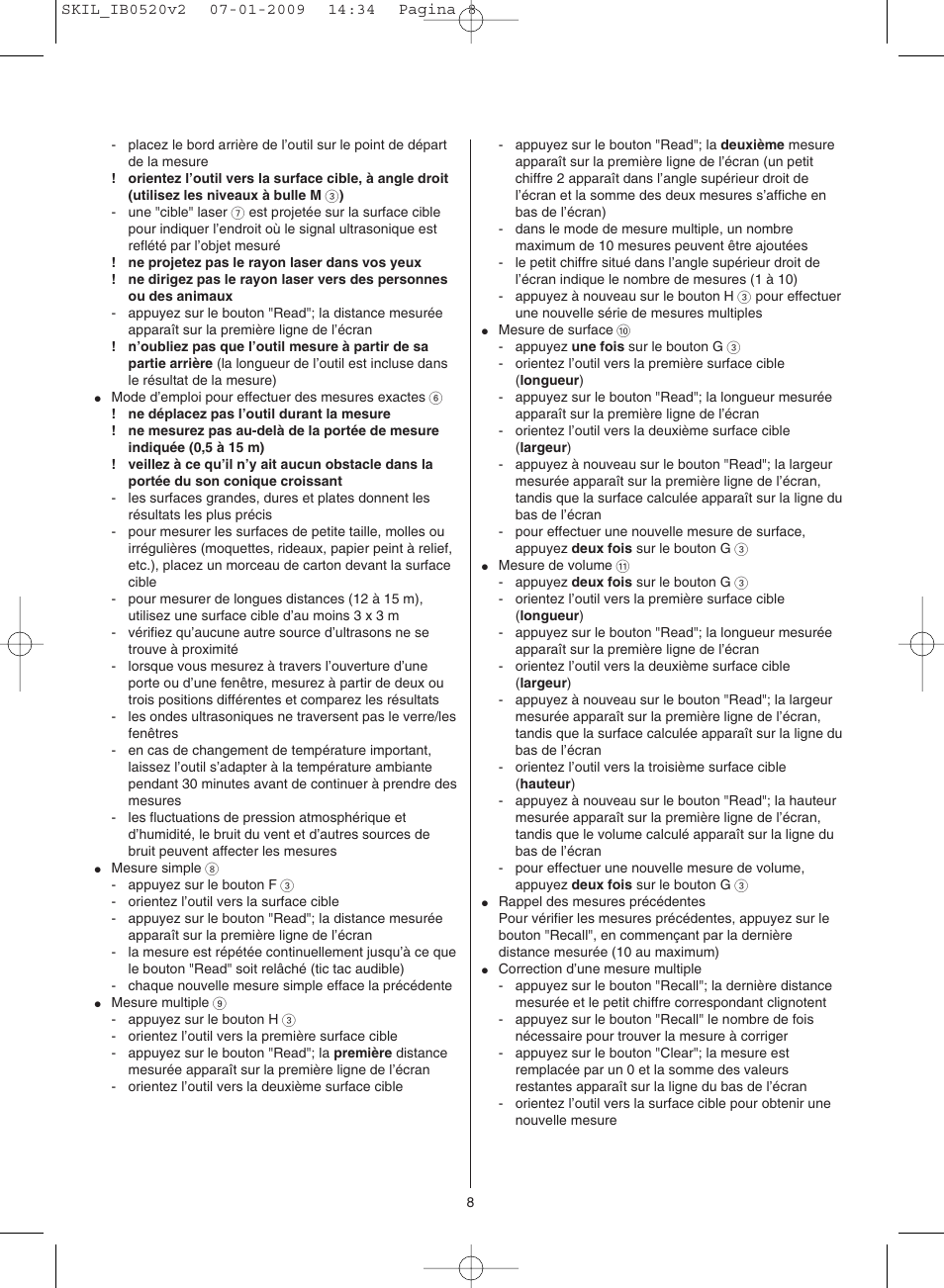 Skil 0520 AA User Manual | Page 8 / 68