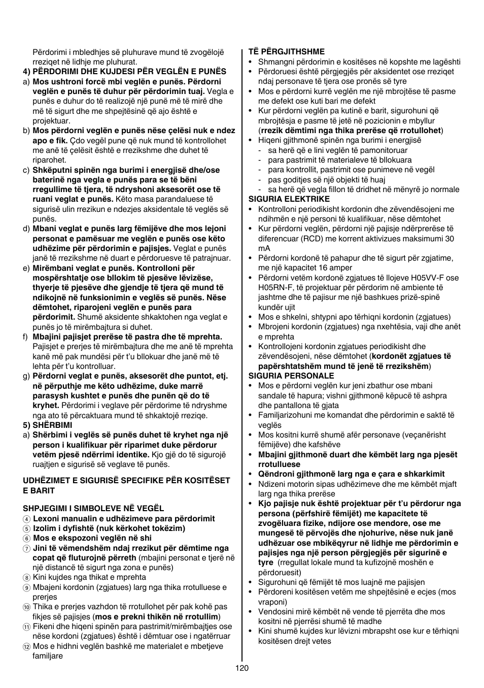 Skil 0710 RT User Manual | Page 120 / 136