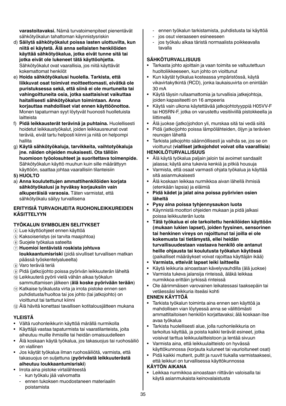 Skil 0710 RT User Manual | Page 35 / 136