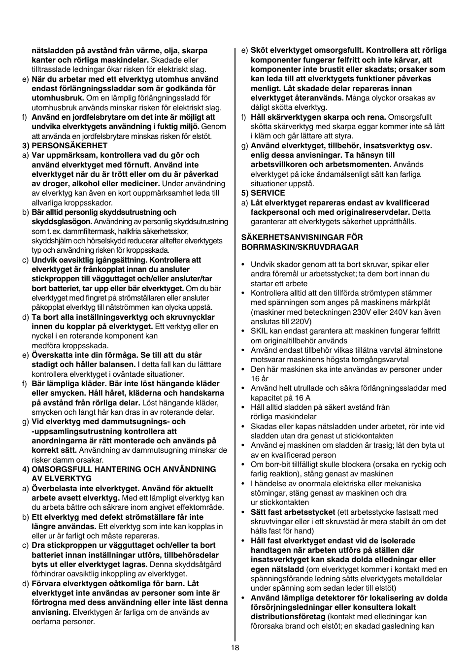 Skil 6220 (F0156220 . . ) User Manual | Page 18 / 100