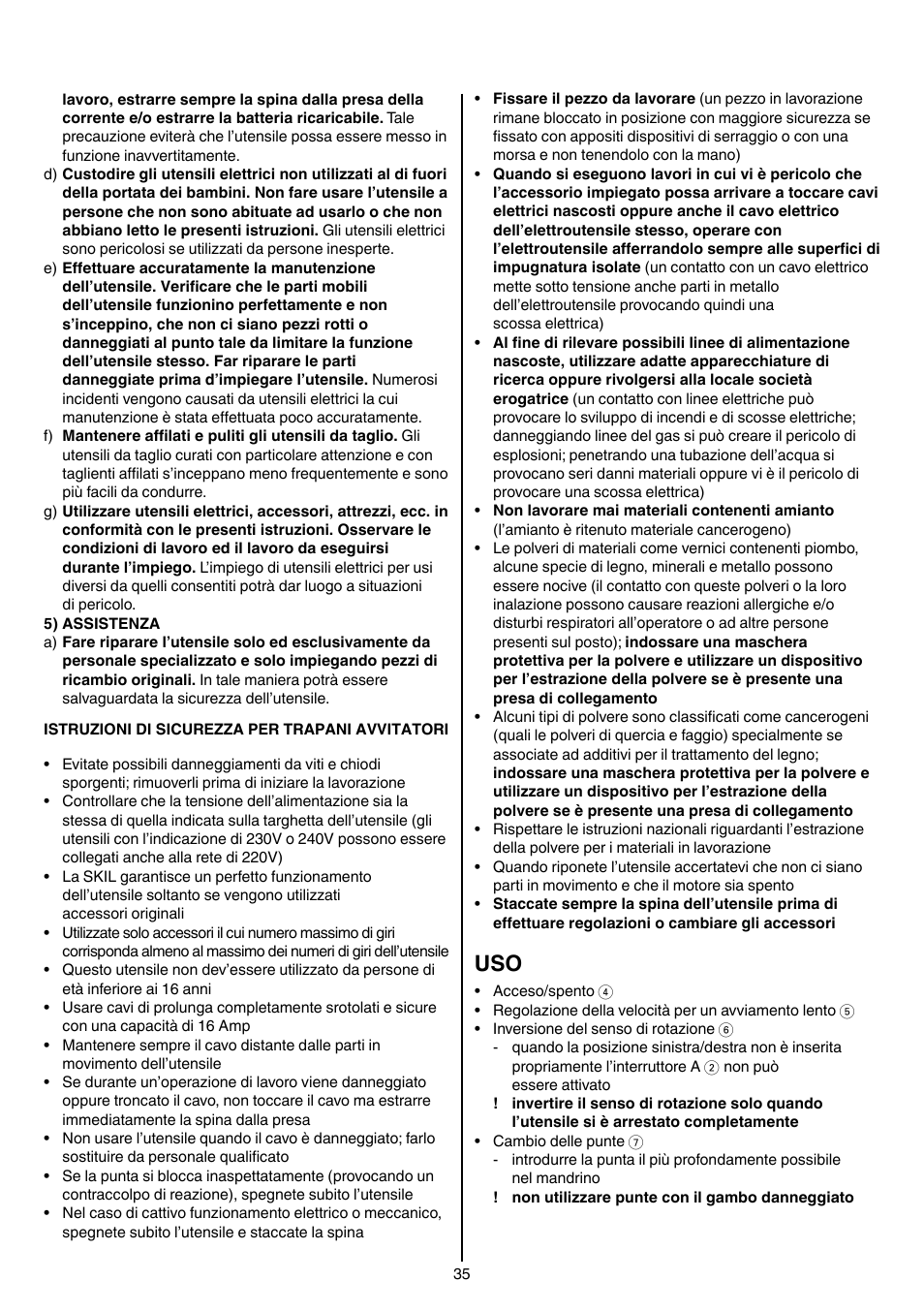 Skil 6220 (F0156220 . . ) User Manual | Page 35 / 100