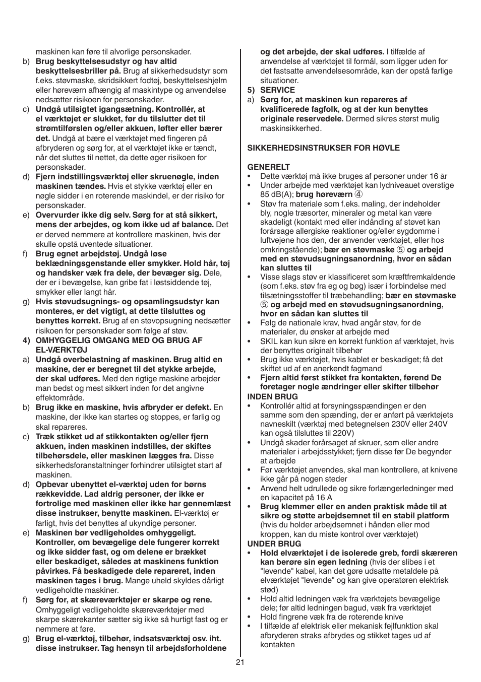 Skil 1558 AA User Manual | Page 21 / 104