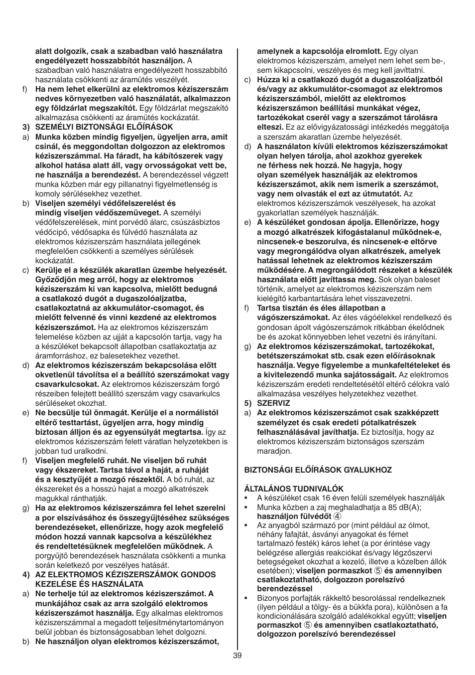 Skil 1558 AA User Manual | Page 39 / 104