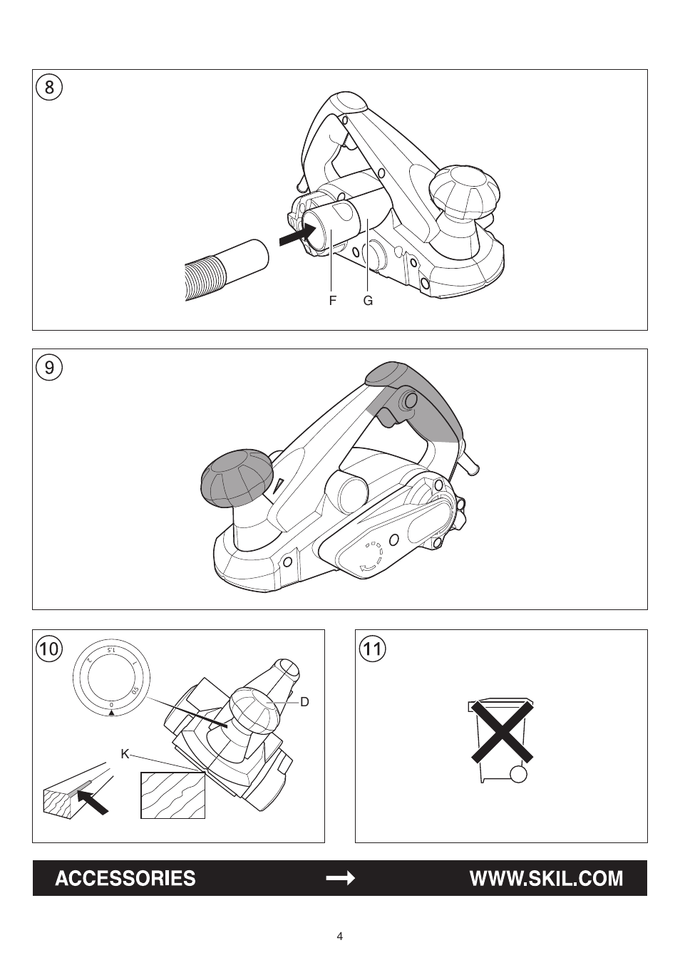 Skil 1558 AA User Manual | Page 4 / 104