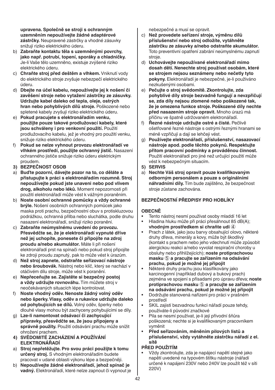 Skil 1558 AA User Manual | Page 42 / 104