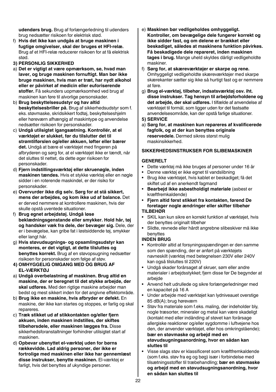 Skil 7450 AA User Manual | Page 22 / 112