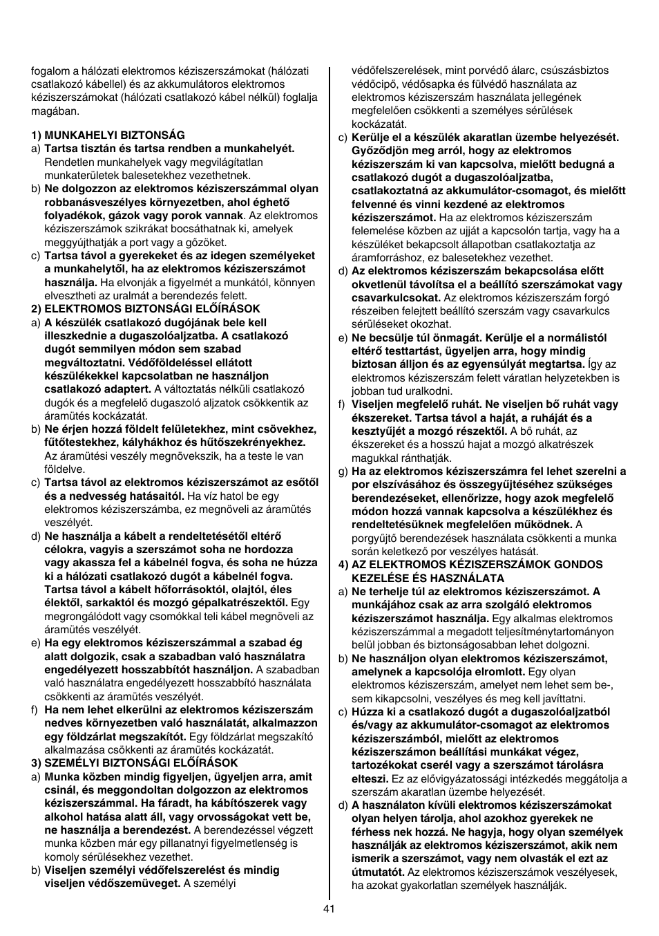 Skil 7450 AA User Manual | Page 41 / 112