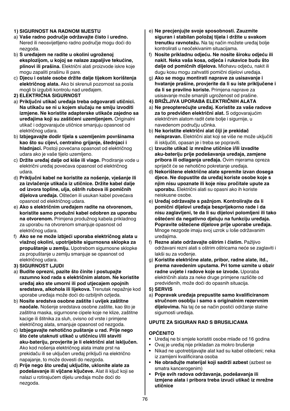 Skil 7450 AA User Manual | Page 76 / 112