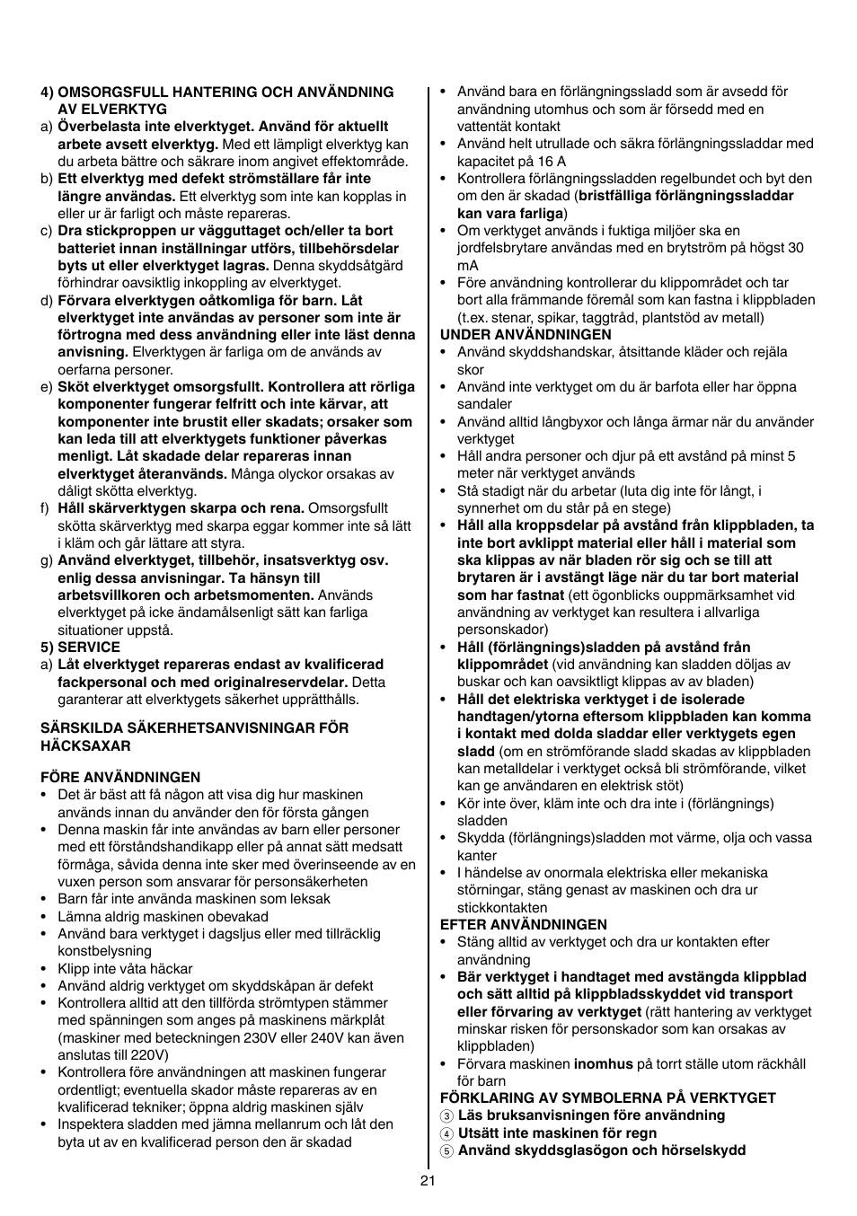 Skil 0745 RT User Manual | Page 21 / 124