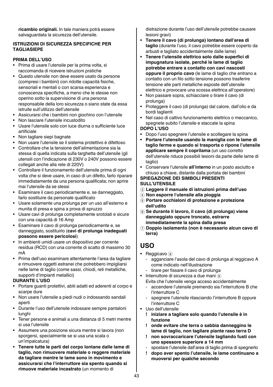 Skil 0745 RT User Manual | Page 43 / 124