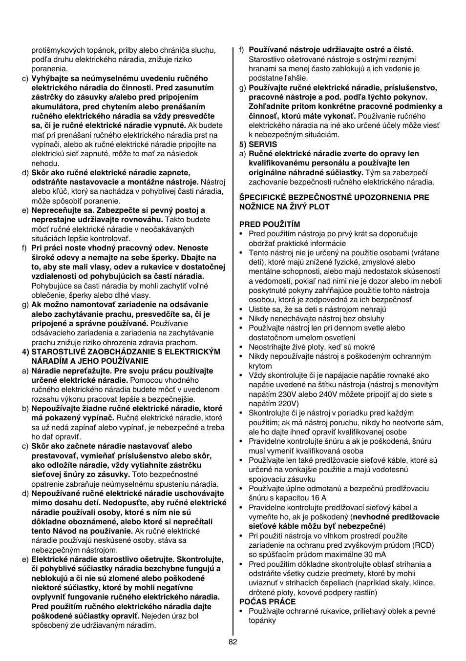 Skil 0745 RT User Manual | Page 82 / 124