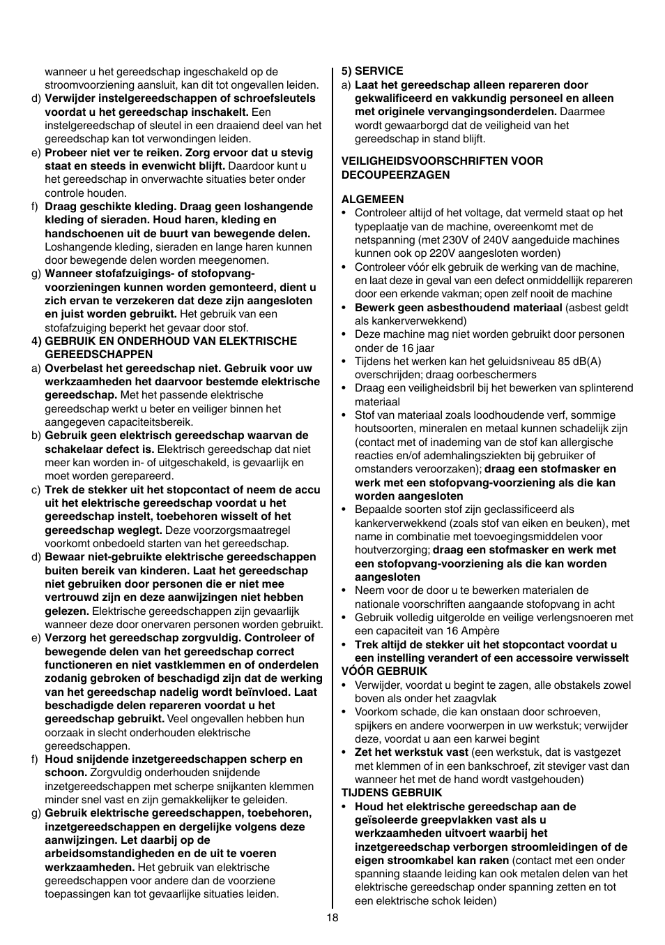 Skil 4381 AA User Manual | Page 18 / 108