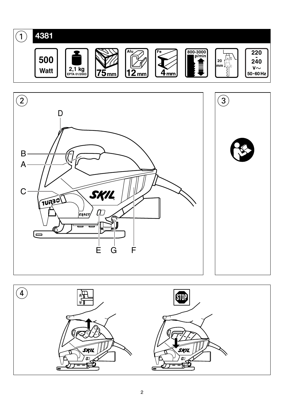 Skil 4381 AA User Manual | Page 2 / 108