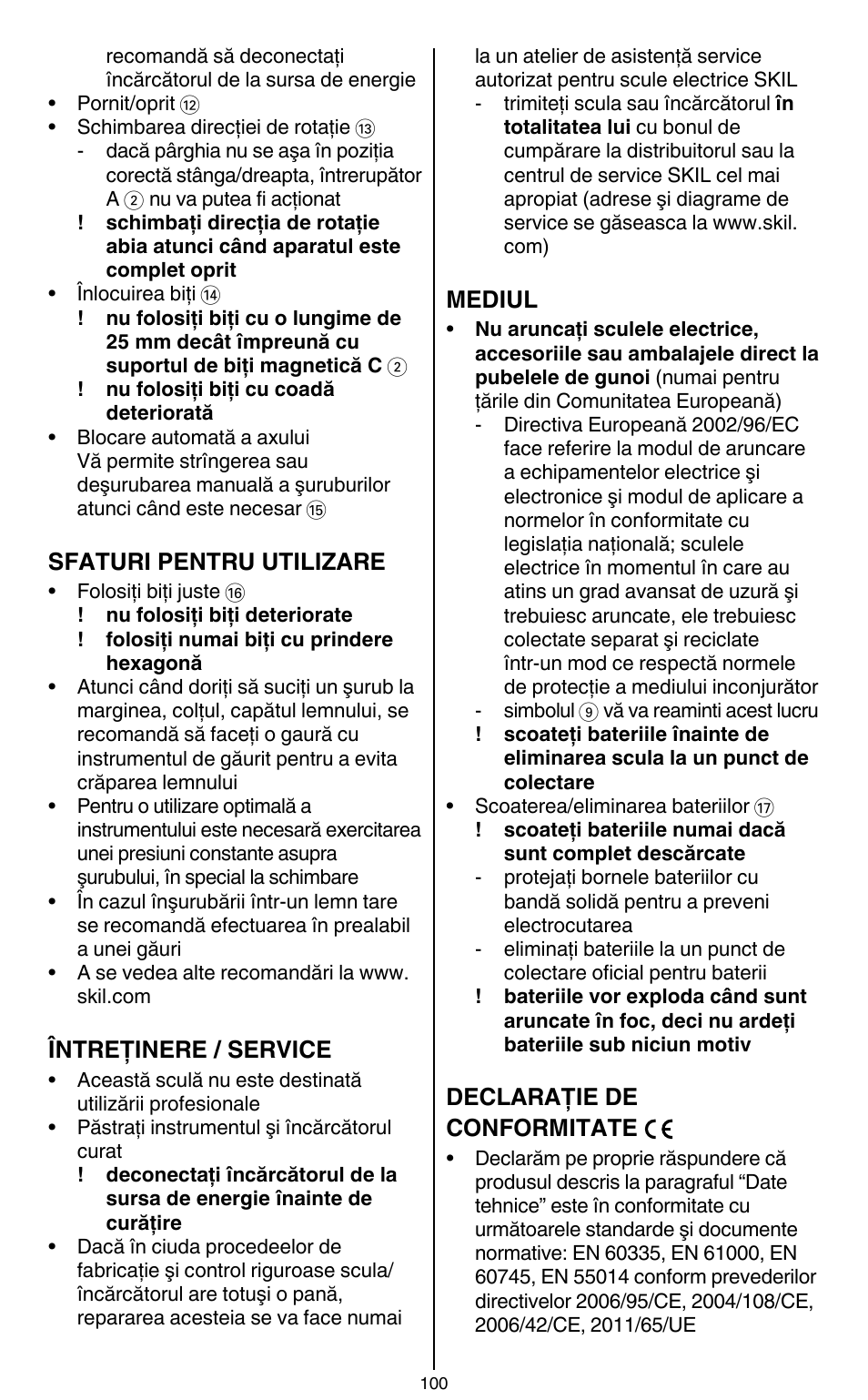 Skil 2436 AA User Manual | Page 100 / 164
