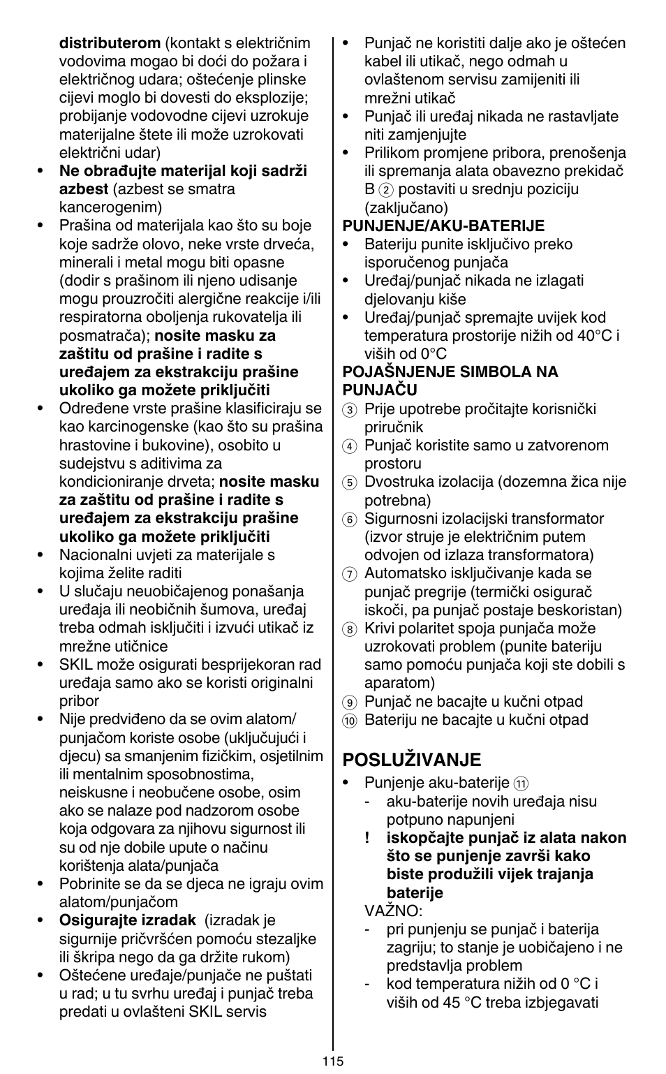Skil 2436 AA User Manual | Page 115 / 164