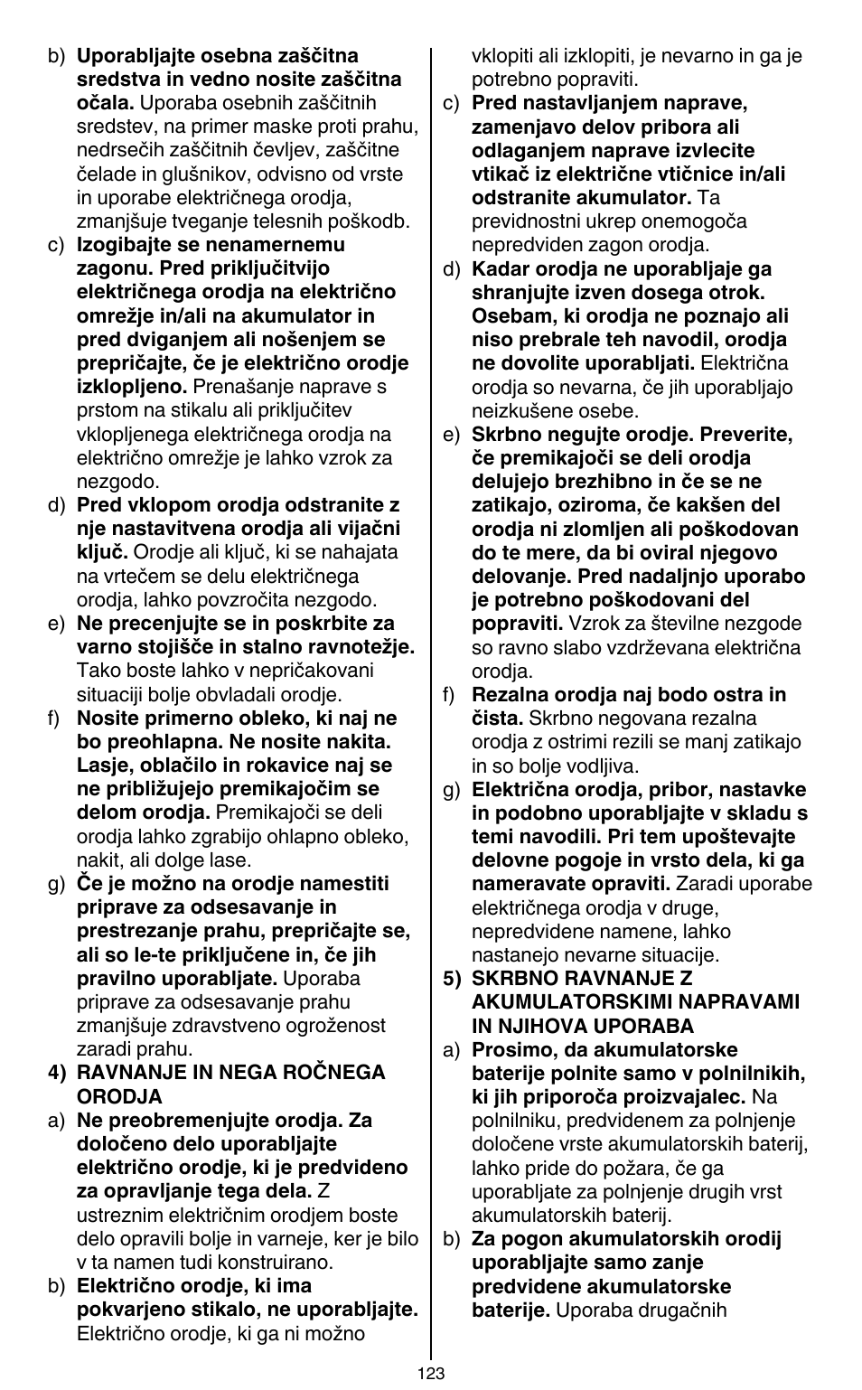 Skil 2436 AA User Manual | Page 123 / 164
