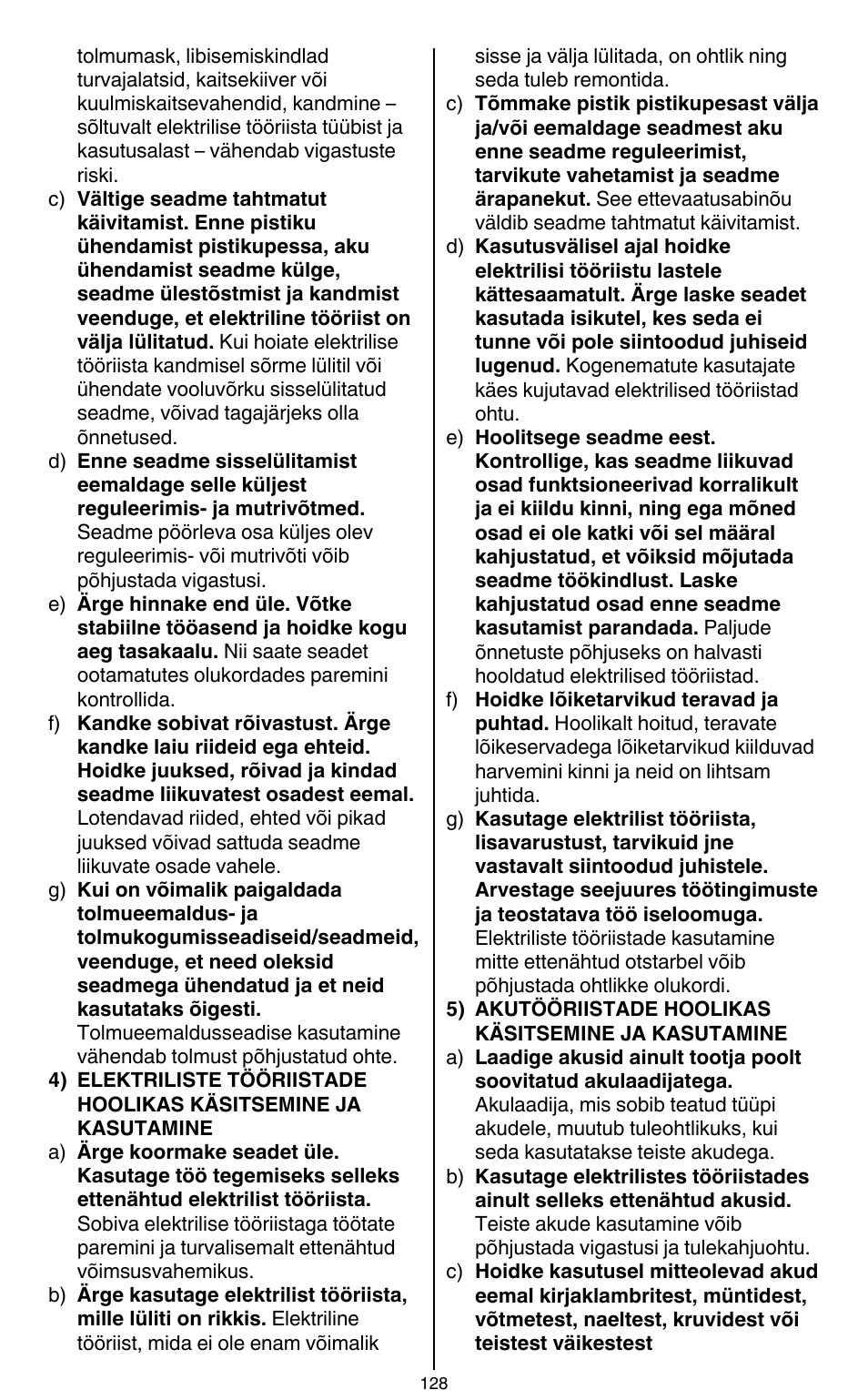 Skil 2436 AA User Manual | Page 128 / 164