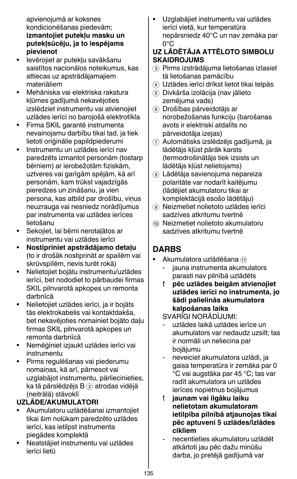 Skil 2436 AA User Manual | Page 135 / 164