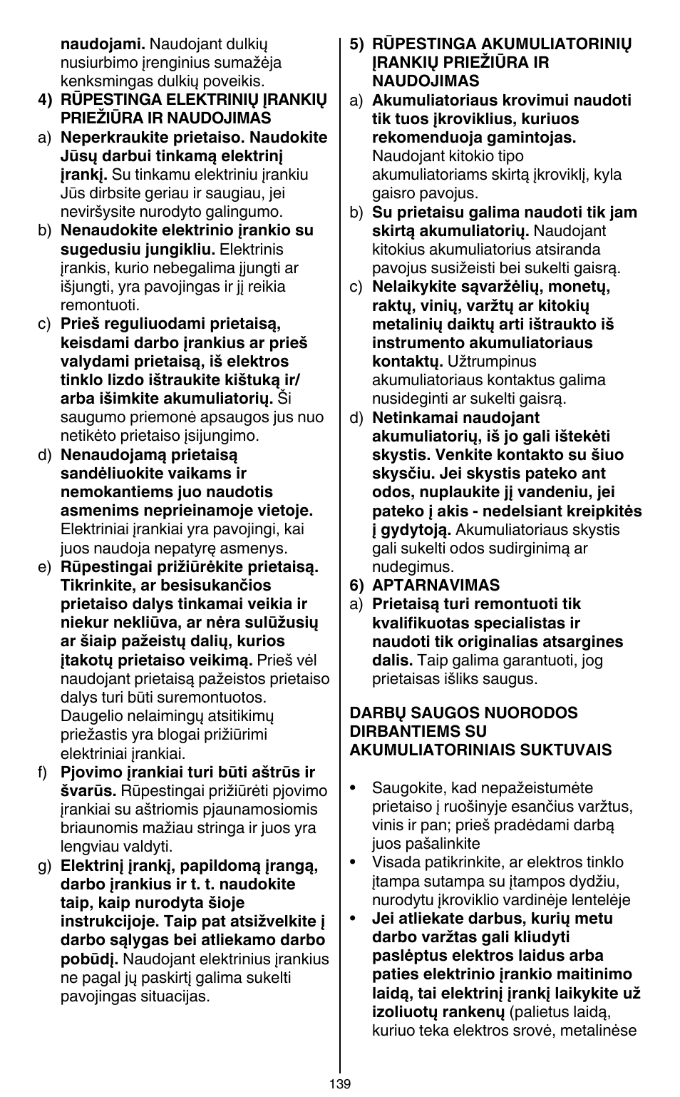 Skil 2436 AA User Manual | Page 139 / 164