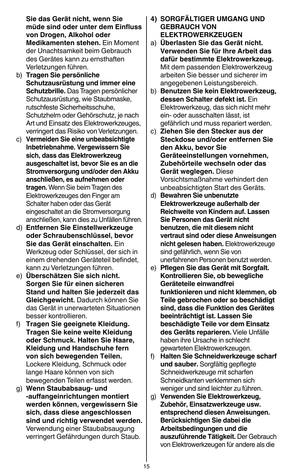 Skil 2436 AA User Manual | Page 15 / 164