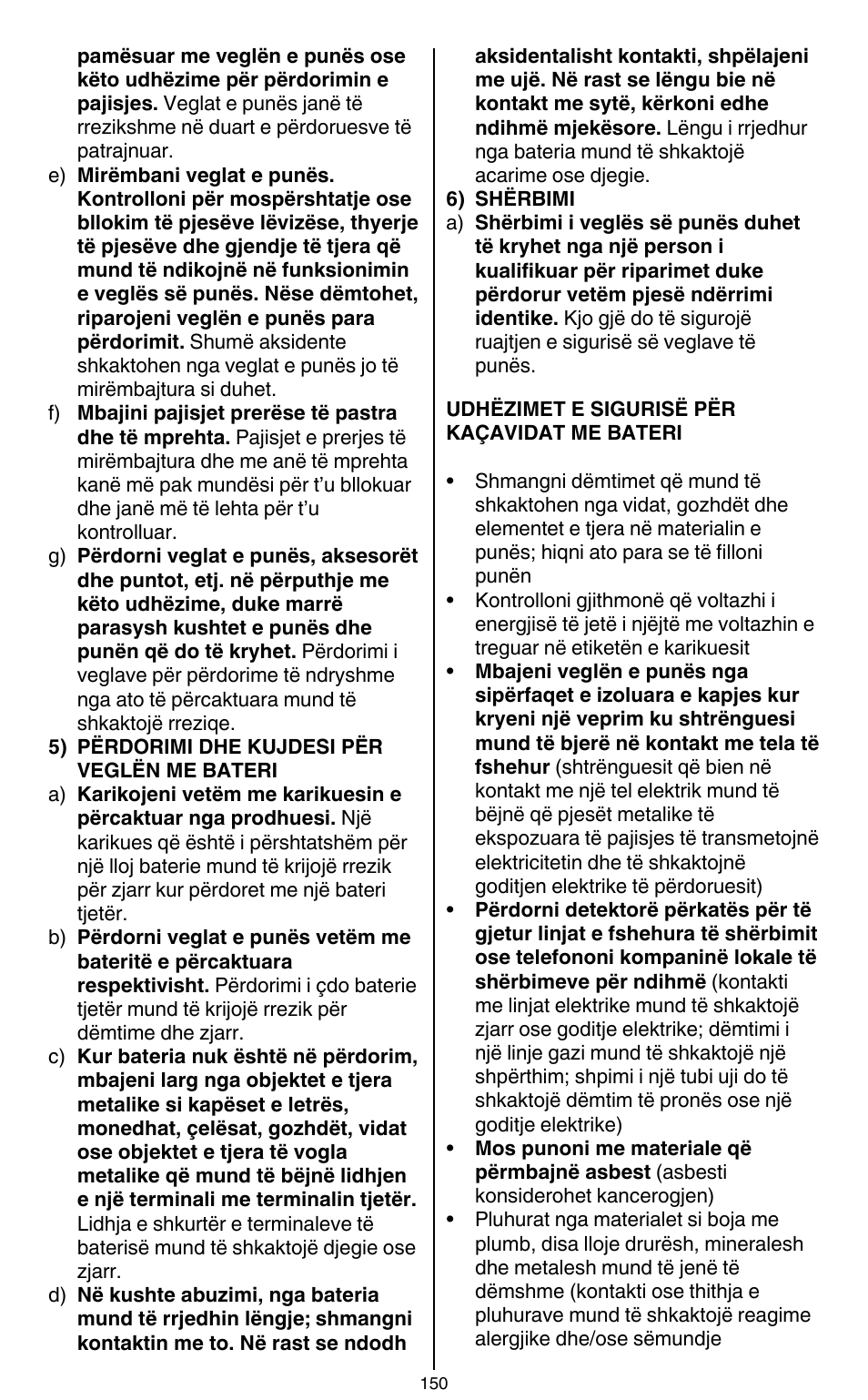 Skil 2436 AA User Manual | Page 150 / 164