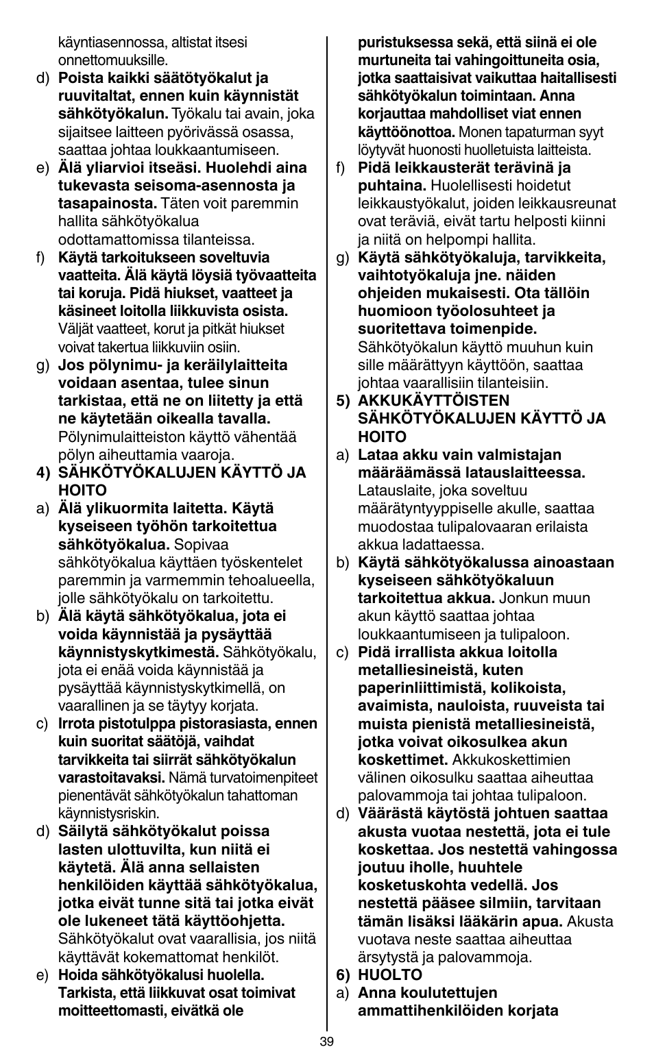 Skil 2436 AA User Manual | Page 39 / 164