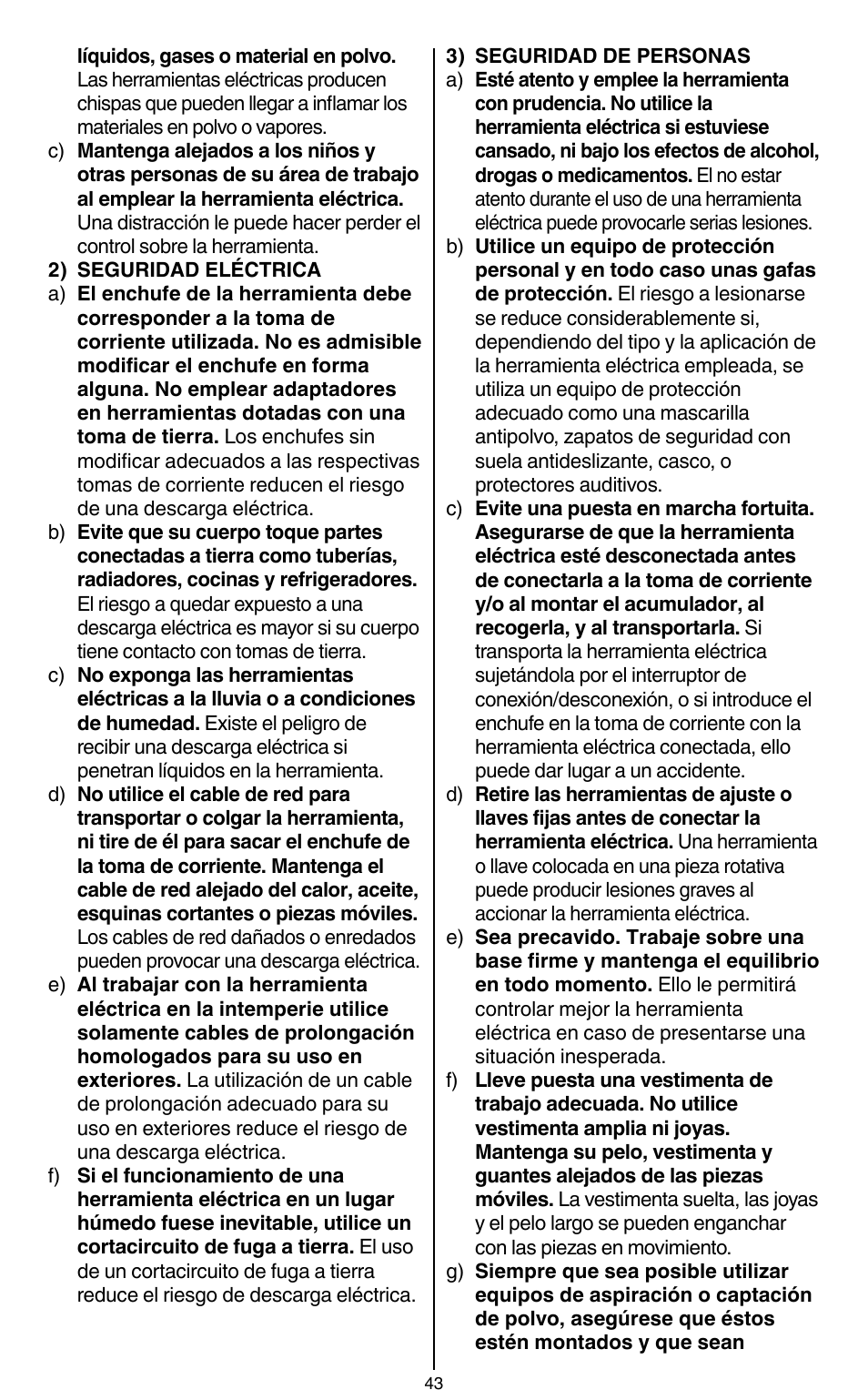 Skil 2436 AA User Manual | Page 43 / 164